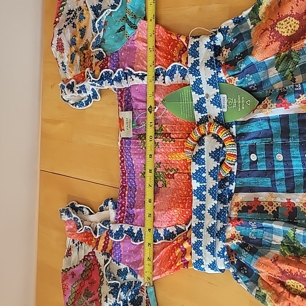 NWT FARM Rio Summer Stitches Romper - Picture 3 of 16